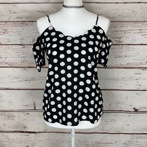 Monteau Polka Dot Blouse small